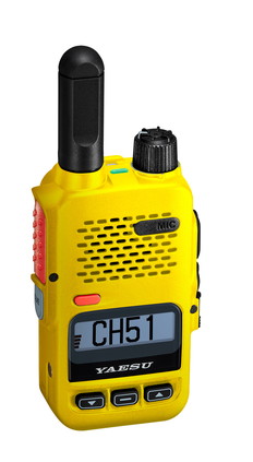 デジタル簡易無線･登録局　無線機･トランシーバー　電波出力2W　･コンパクトサイズ(カラー:イエロー)