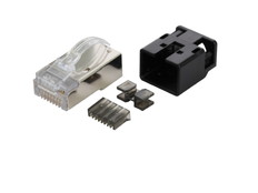 Cat6A　　AWG24　F/UTP用RJ45プラグ　UTP　　100個/箱