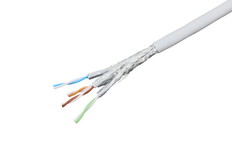 R&M製CAT6A　S/FTP　各対遮蔽　灰色　500m/D
