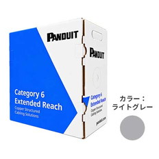 Cat6　ER(Extended　Reach)ケーブル　PUR6C2204IG-CE　ライトグレー　305m