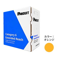 Cat6　ER(Extended　Reach)ケーブル　PUR6C2204OR-CE　オレンジ　305m